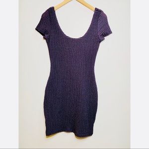 Pins & Needles Mini Dress Small Blue